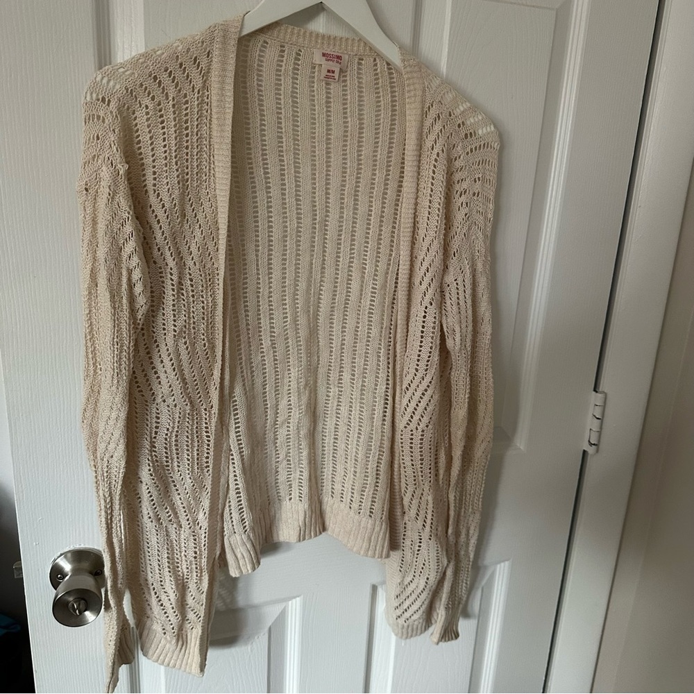 Cream Knit Cardigan